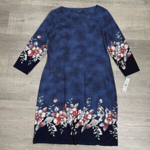 Glamour Women's Soft Egypt Midi Dress Blue Size 16